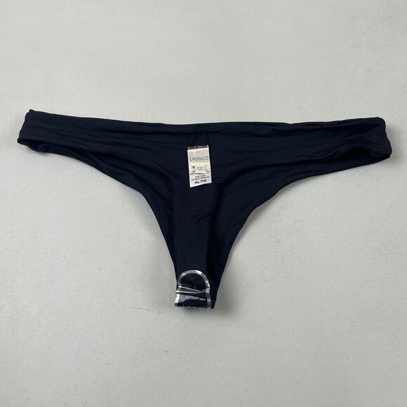 L*Space RIO Itsy Bikini Bottom In Black XL - Picture 6 of 8